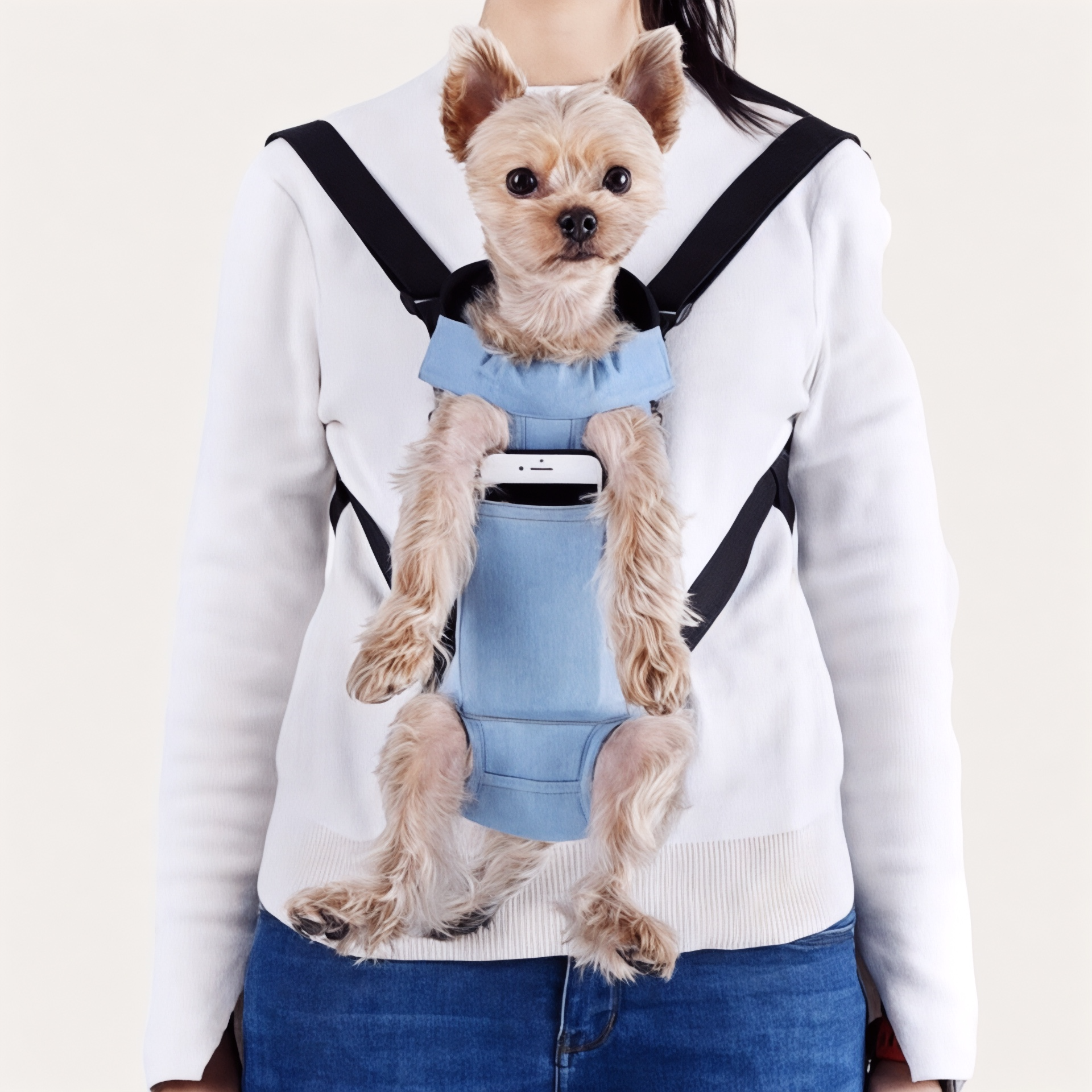 Sac à dos respirant pour chien et chat DenimPet – Havresacs