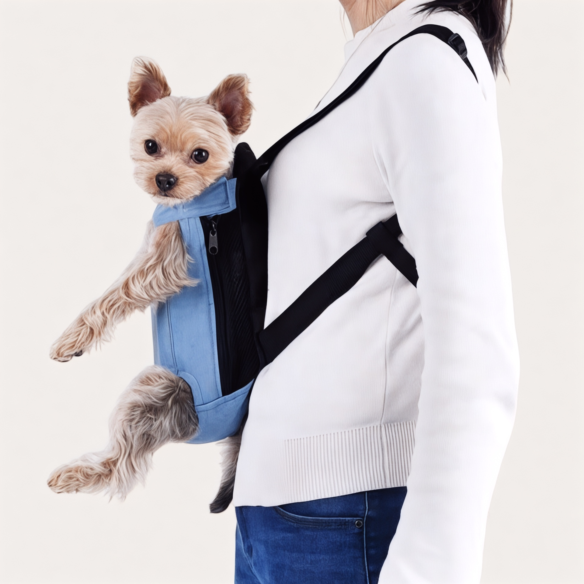 Sac à dos respirant pour chien et chat DenimPet – Havresacs