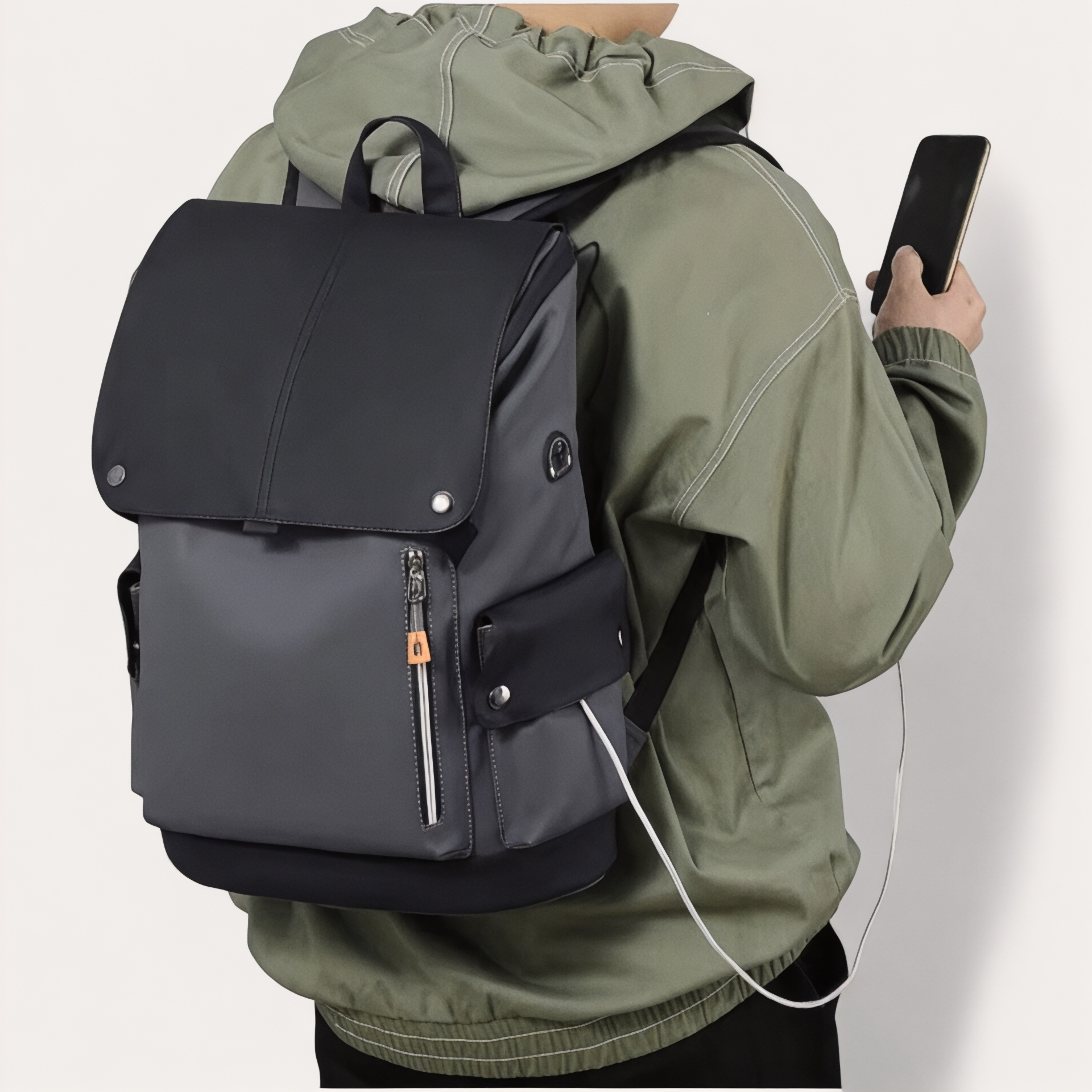 Sac à dos étanche USB pour homme PC 15" - UrbanPro - Havresacs