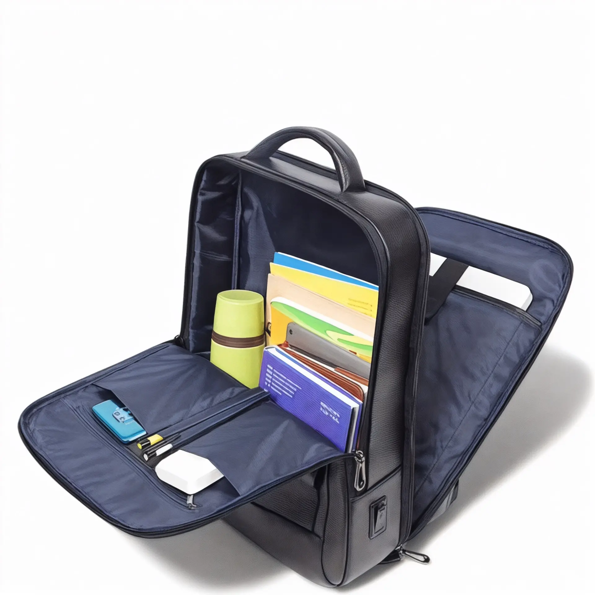 Sac à dos en cuir noir, urbain et élégant - Homme/Femme - Havresacs - HavreS