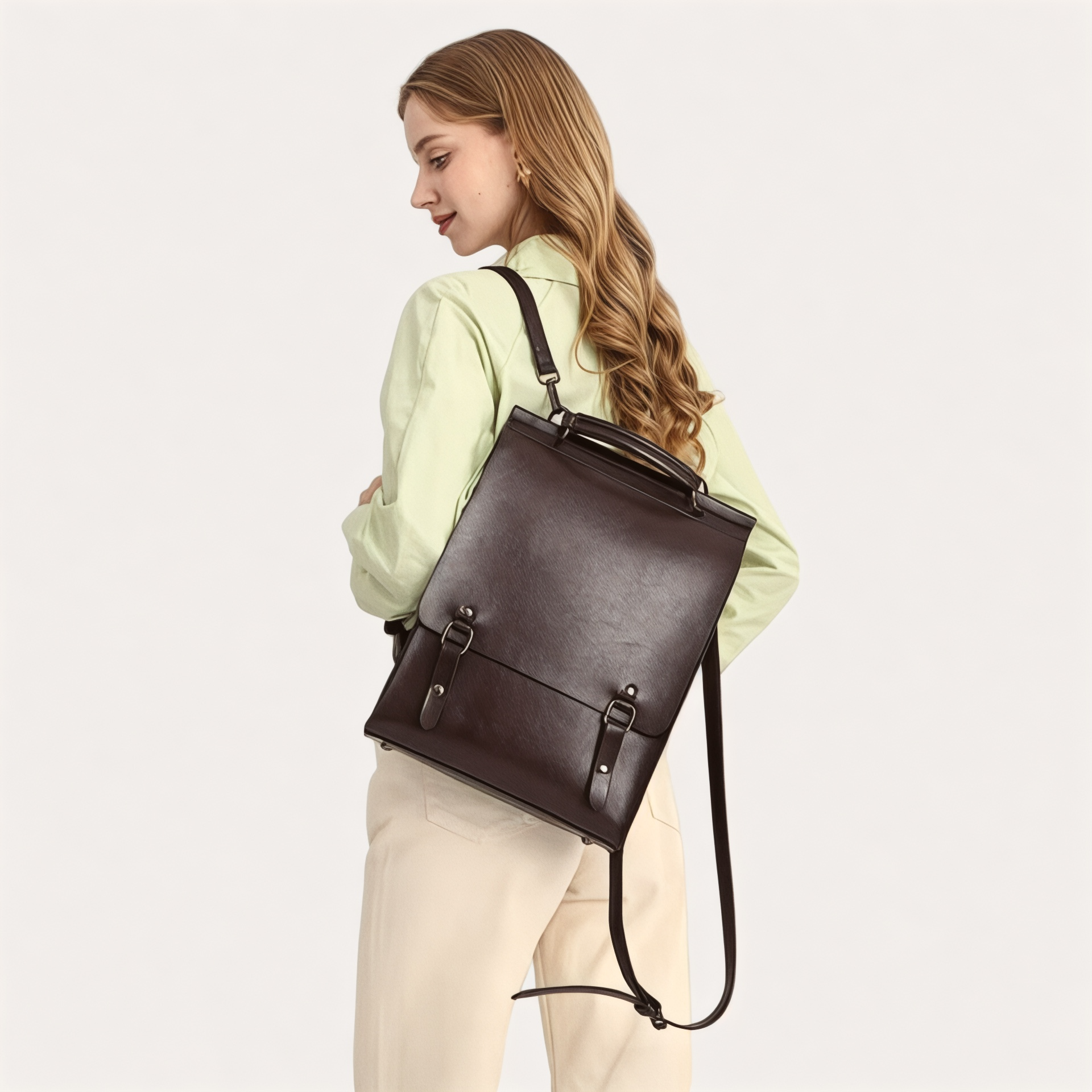 Sac à dos vintage cuir véritable 10L – LeatherPro – Havresacs