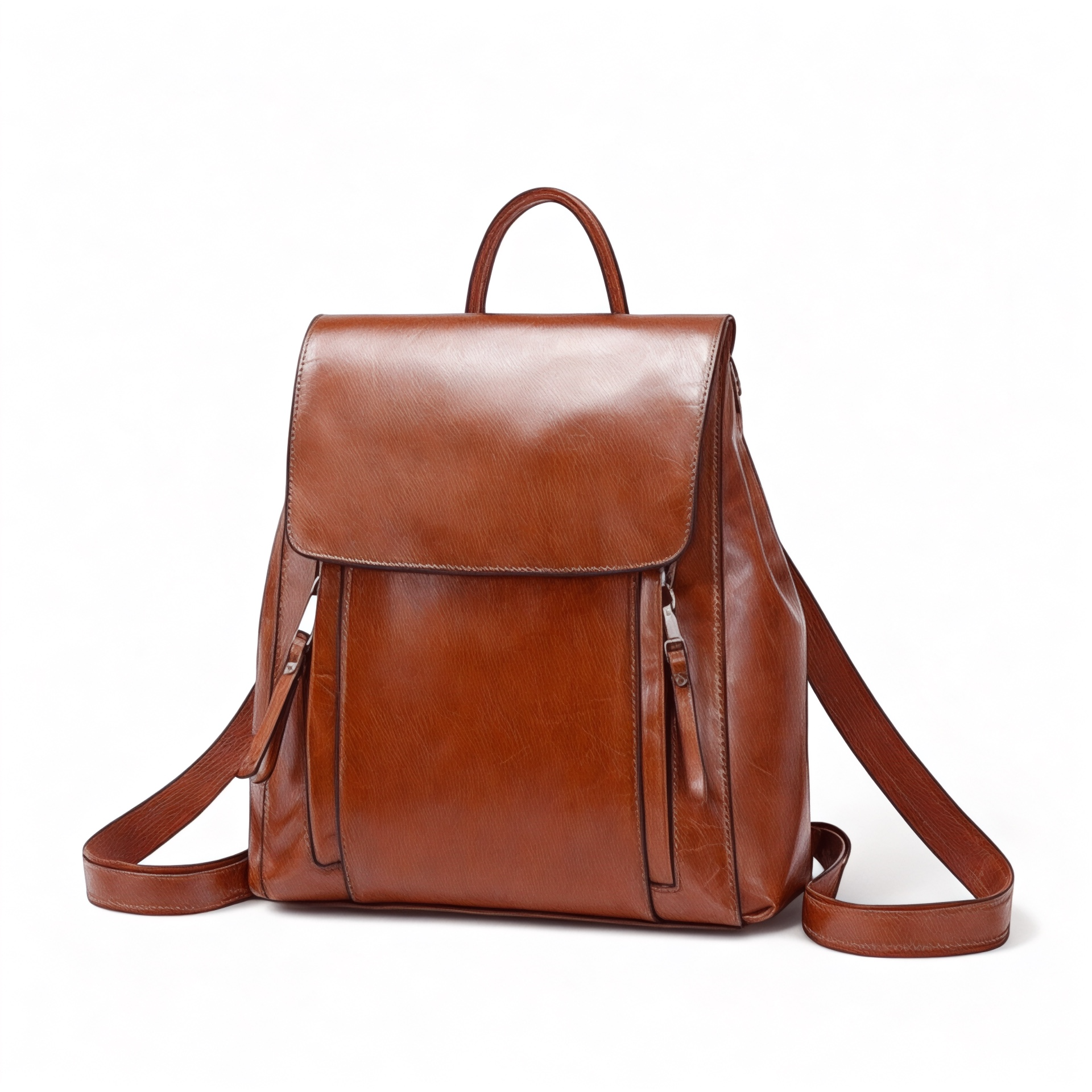 Sac à dos fashion en cuir 10L femme – ElegantLeather – Havresacs