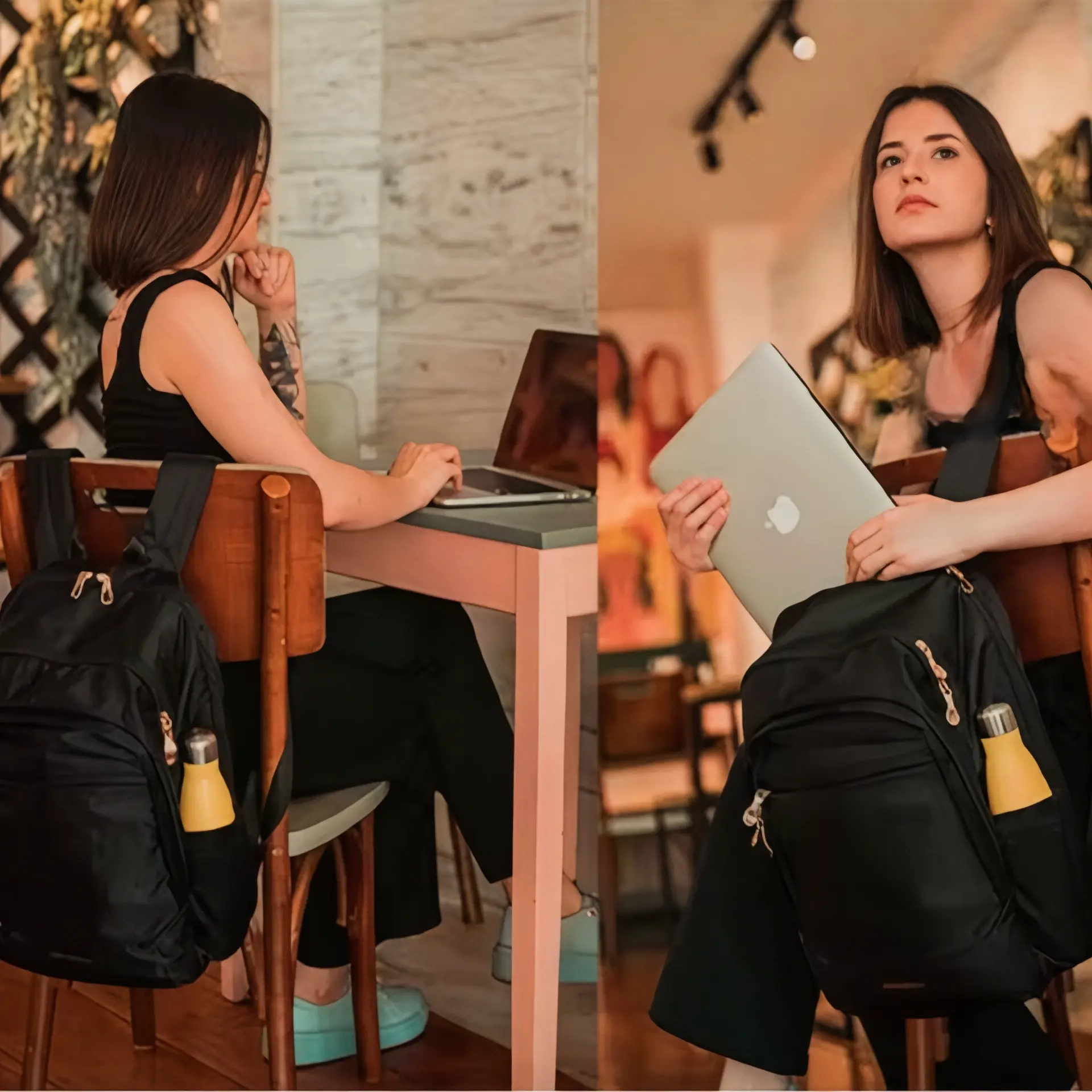 Sac à dos femme voyage de 20 litres, antivol avec USB – Havresacs - HavreS
