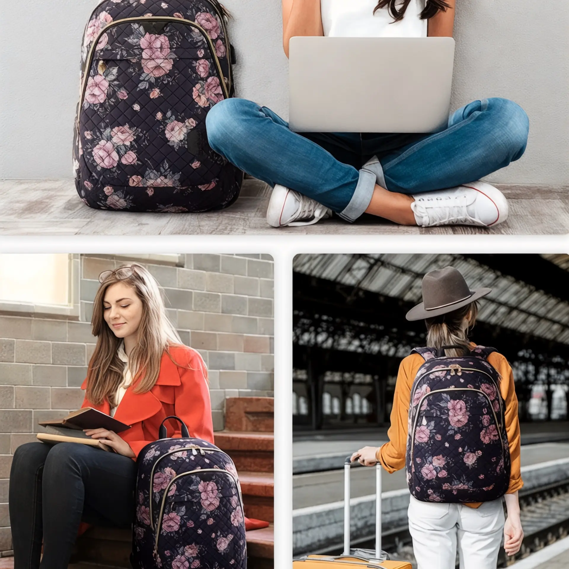 SecureTravelPro | Sac à dos anti-vol USB 25L pour femme – Havresacs - HavreS