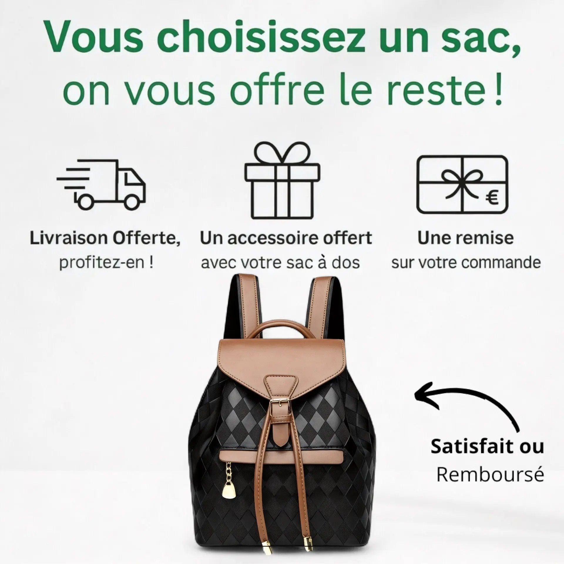 Sac à dos femme élégant de 8 litres | Sac tendance – Havresacs - HavreS