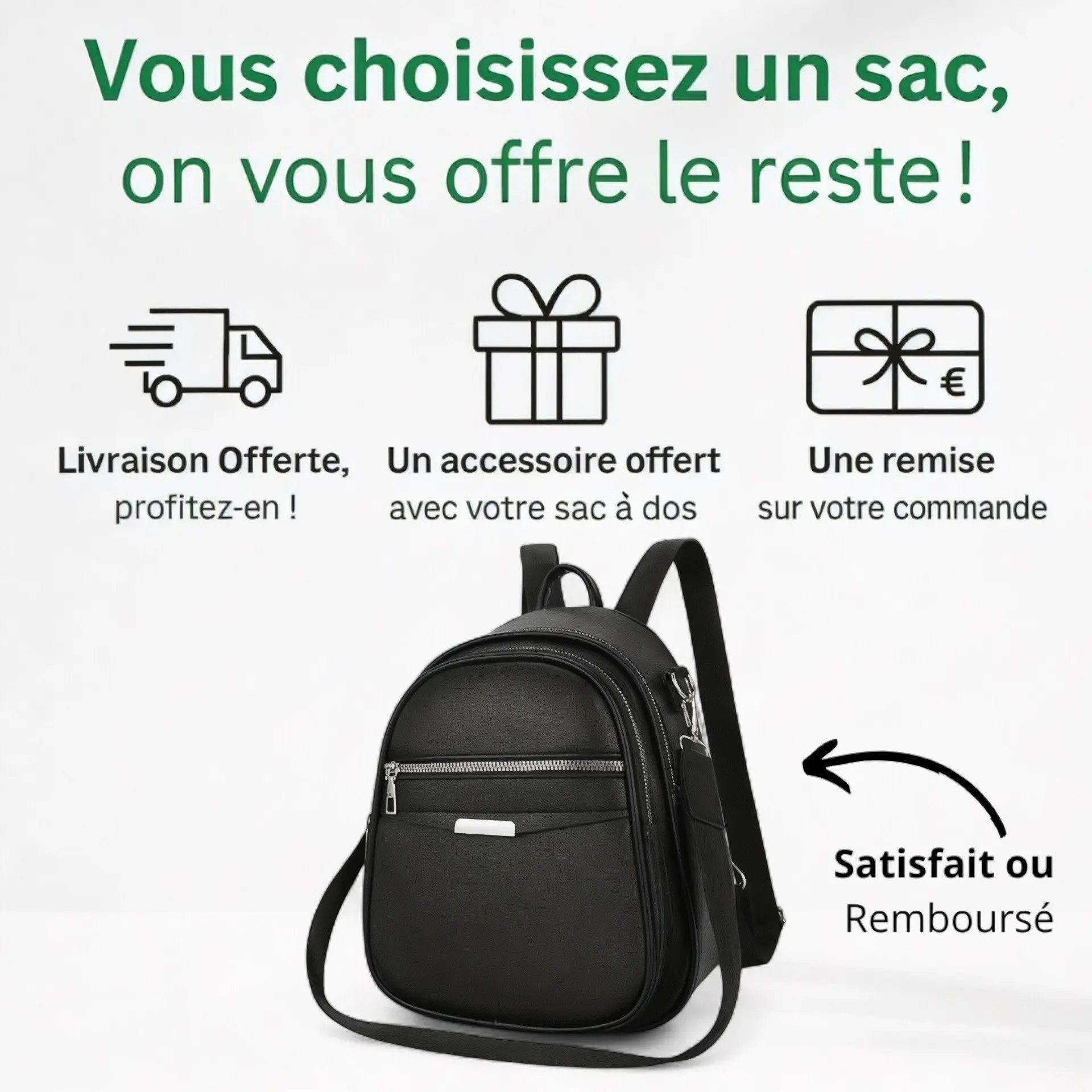 Sac à main sac à dos 2 en 1 ultra léger de 9 litres - Havresacs - HavreS