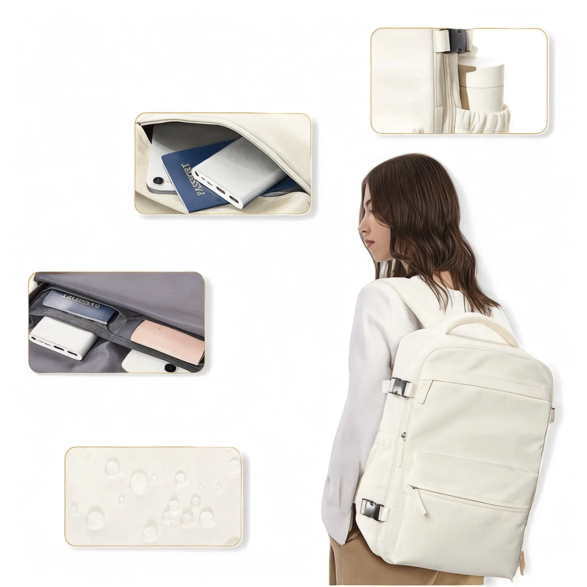 Sac à dos compression 20-35L étanche cabine - Havresacs HavreSacs