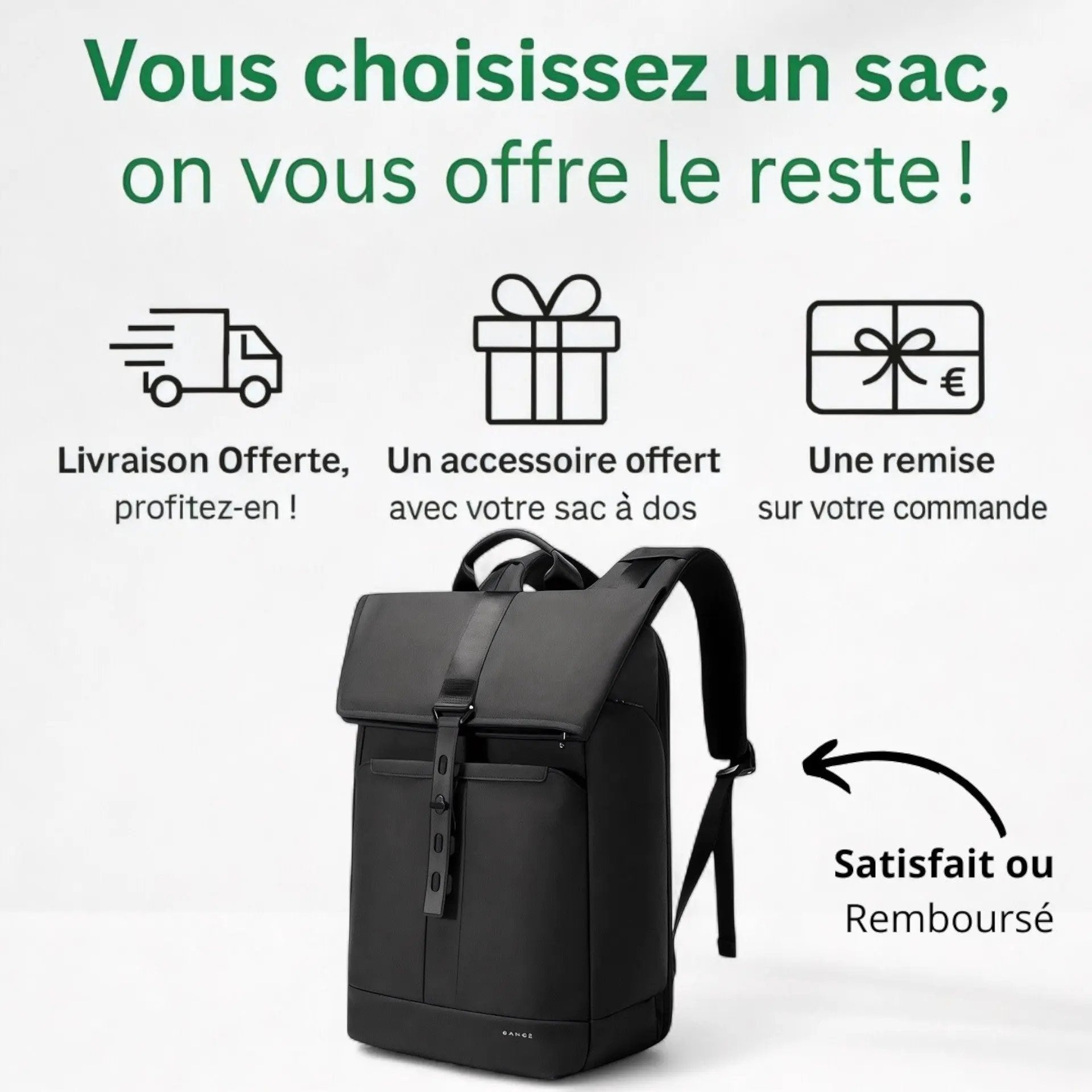 Sac à dos antivol étanche 15L homme femme - Havresacs HavreSacs