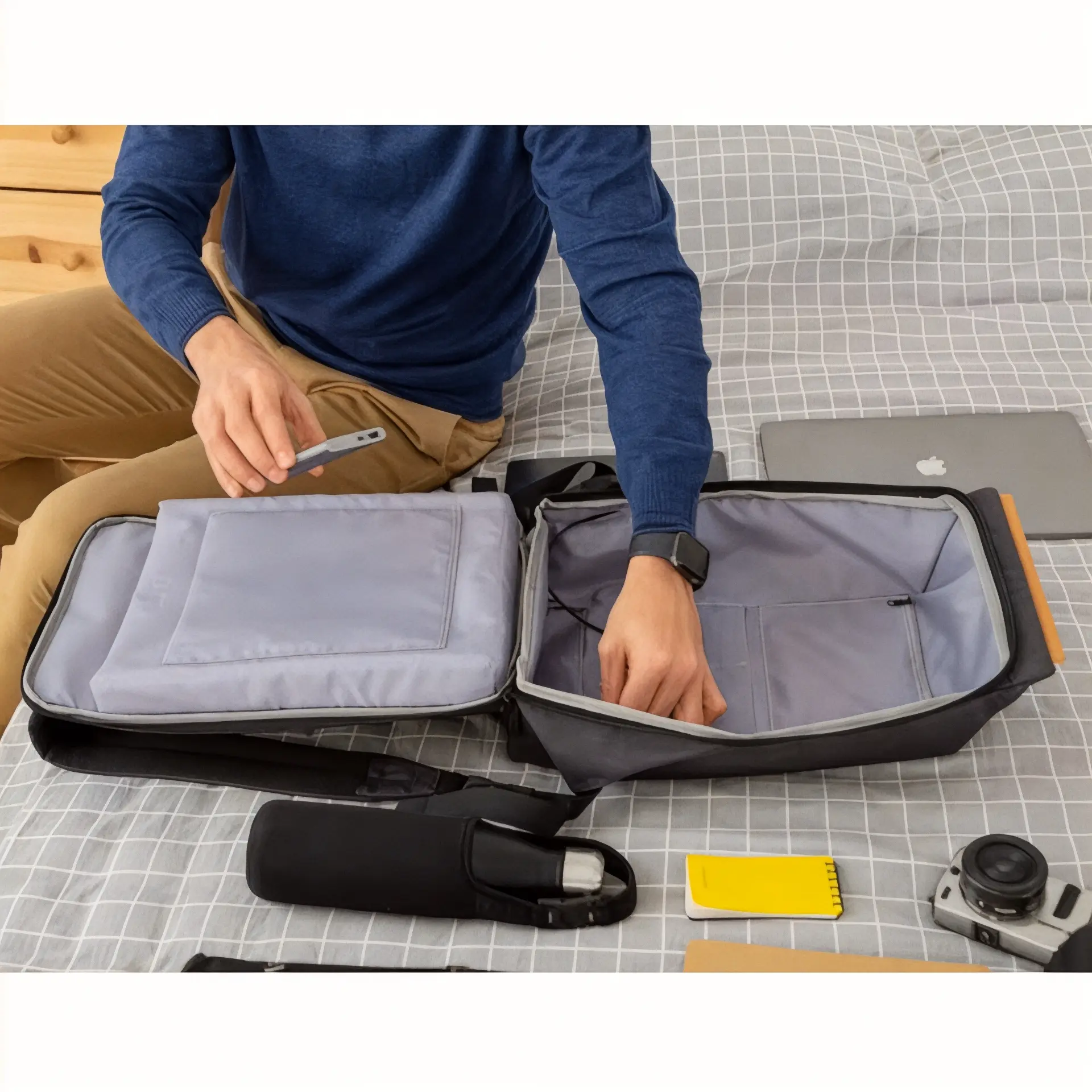 Sac à dos antivol sécurisé, étanche, poche pc 15 pouces - Havresacs - HavreS