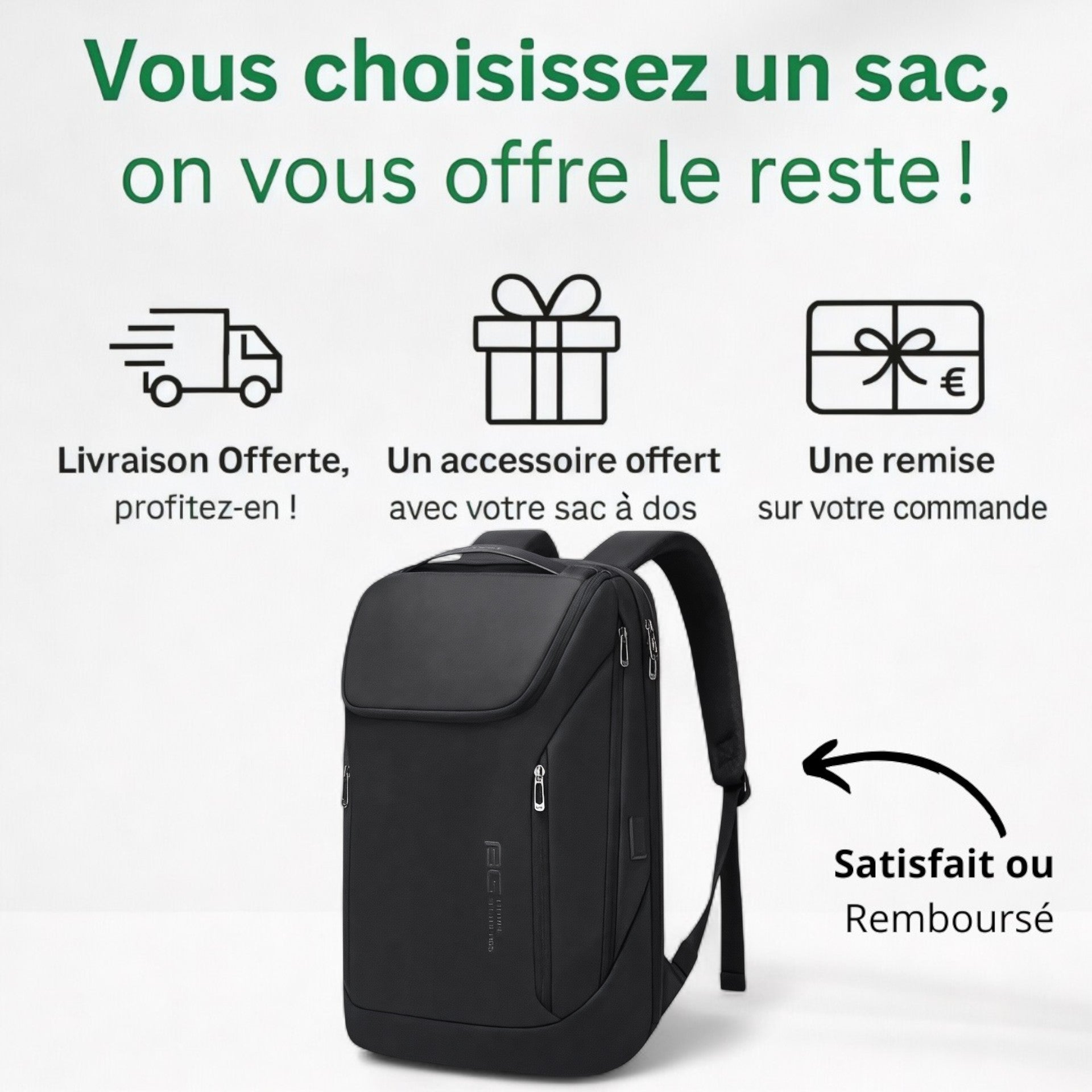 Sac à dos 20 litres pour vos voyages - Urban Script – Havresacs