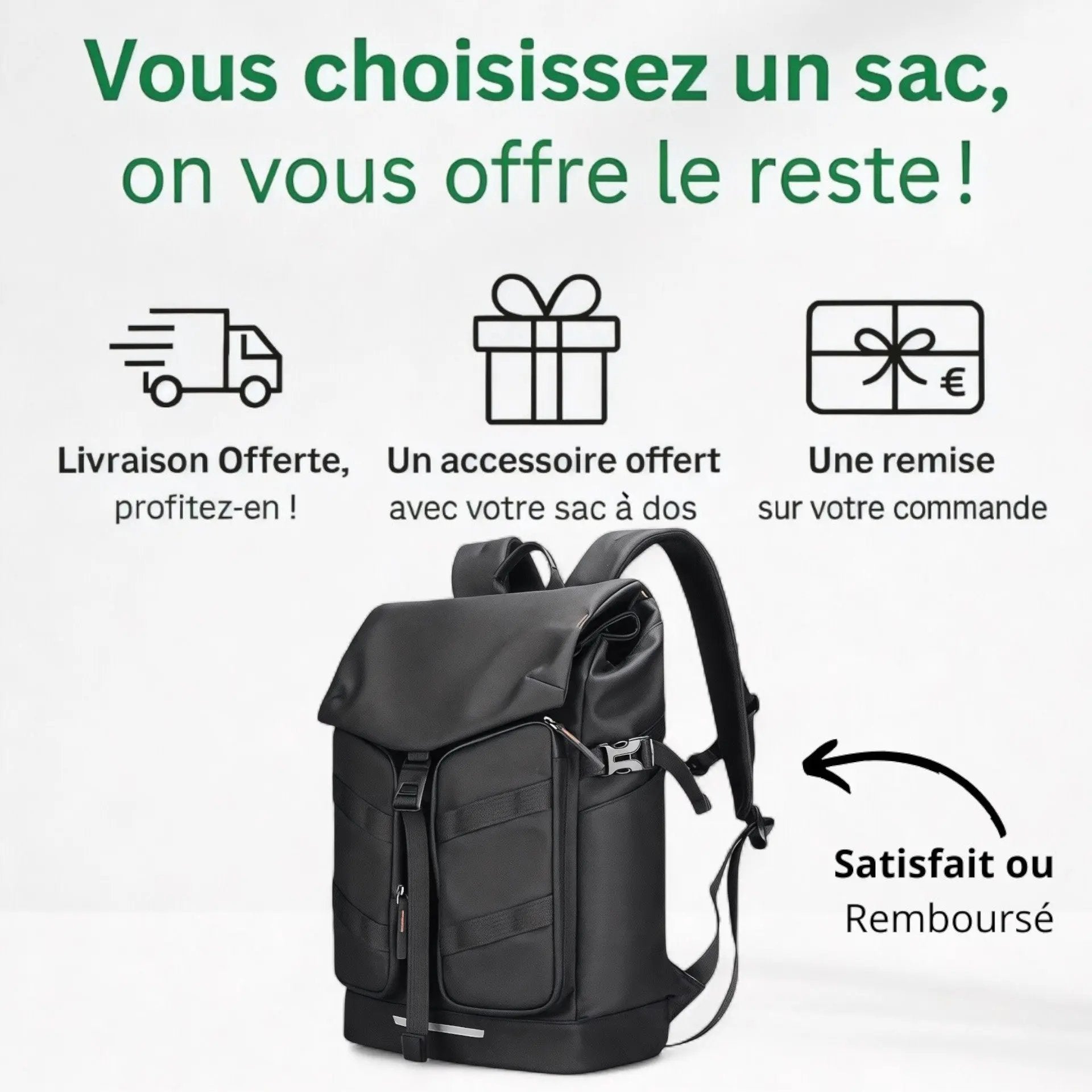 Sac à dos extensible 22-29L voyage ordinateur 17 pouces - Havresacs - HavreS