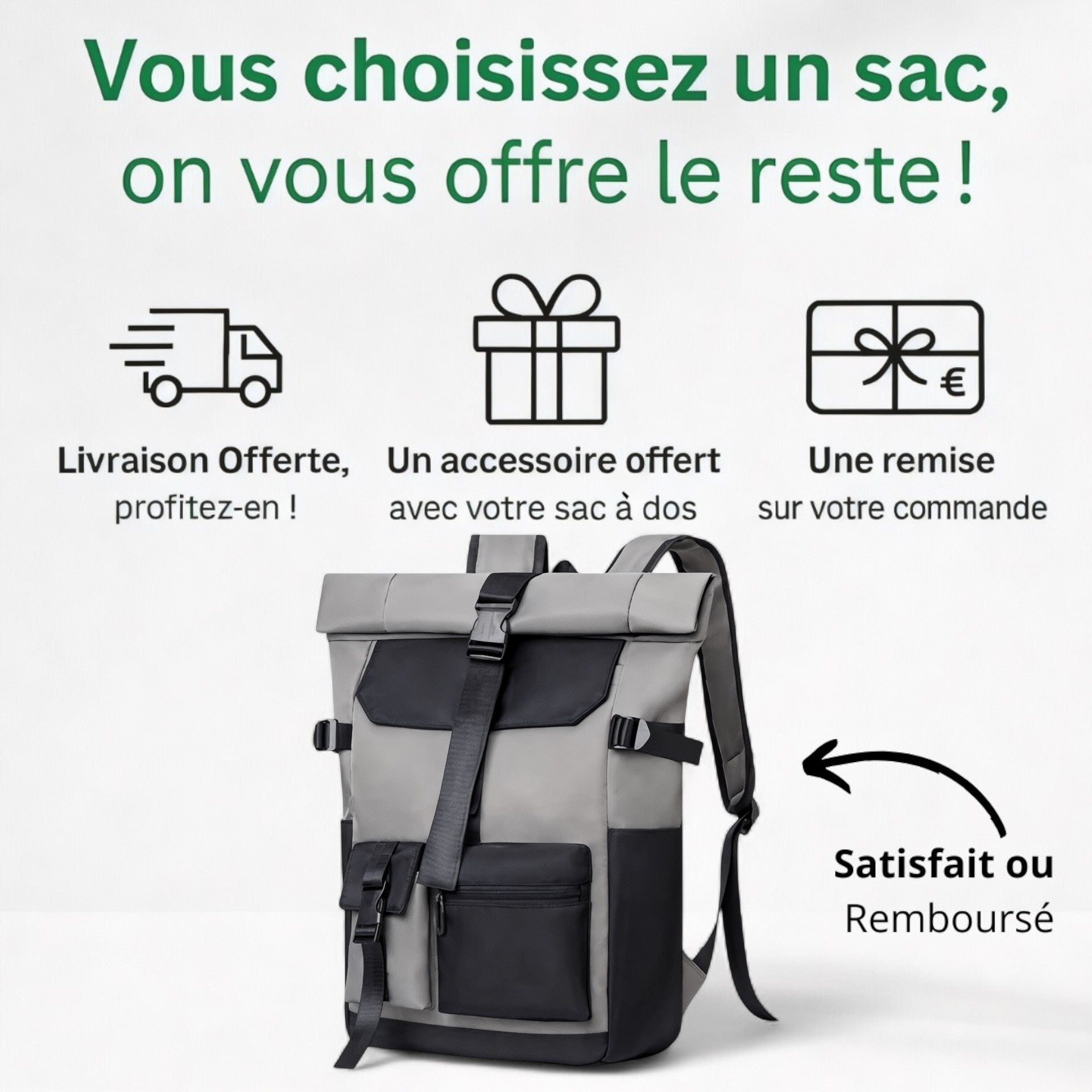 Sac à dos ultra léger 15L moderne – Urban Executive – Havresacs