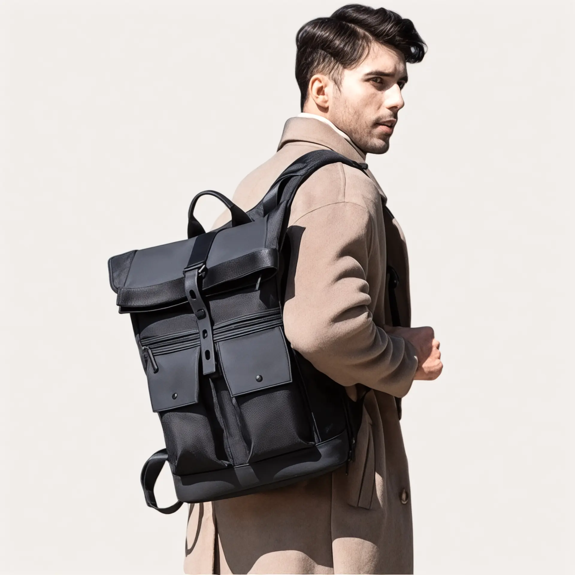 Sac à dos homme tendance noir - antivol et étanche - Havresacs - HavreS