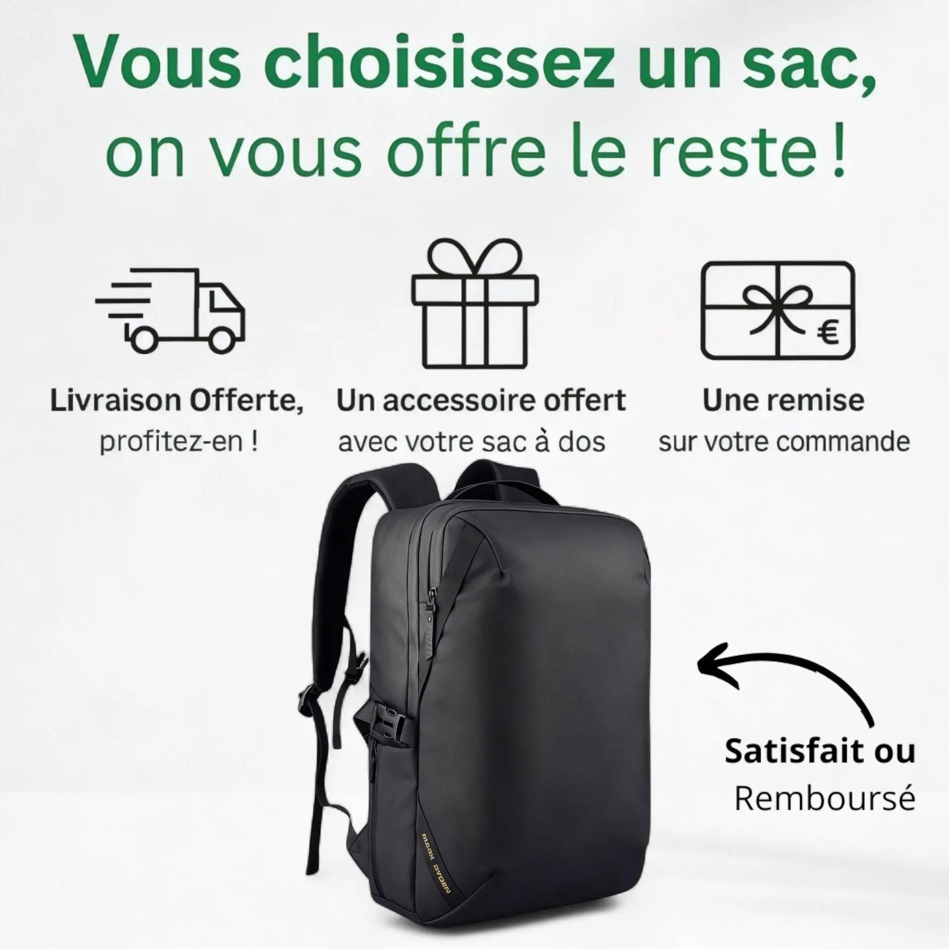 Sac à dos ultra léger 20 litres pour ordinateur 15 pouces - Havresacs - HavreS