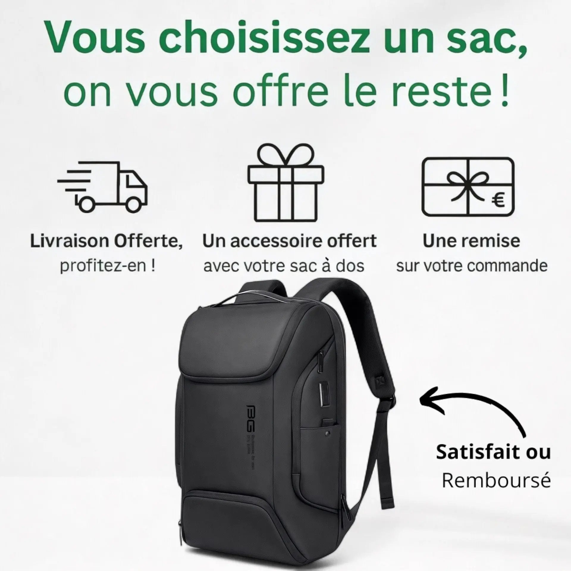 Sac à dos extensible de voyage, 20 litres et étanche - Havresacs - HavreS