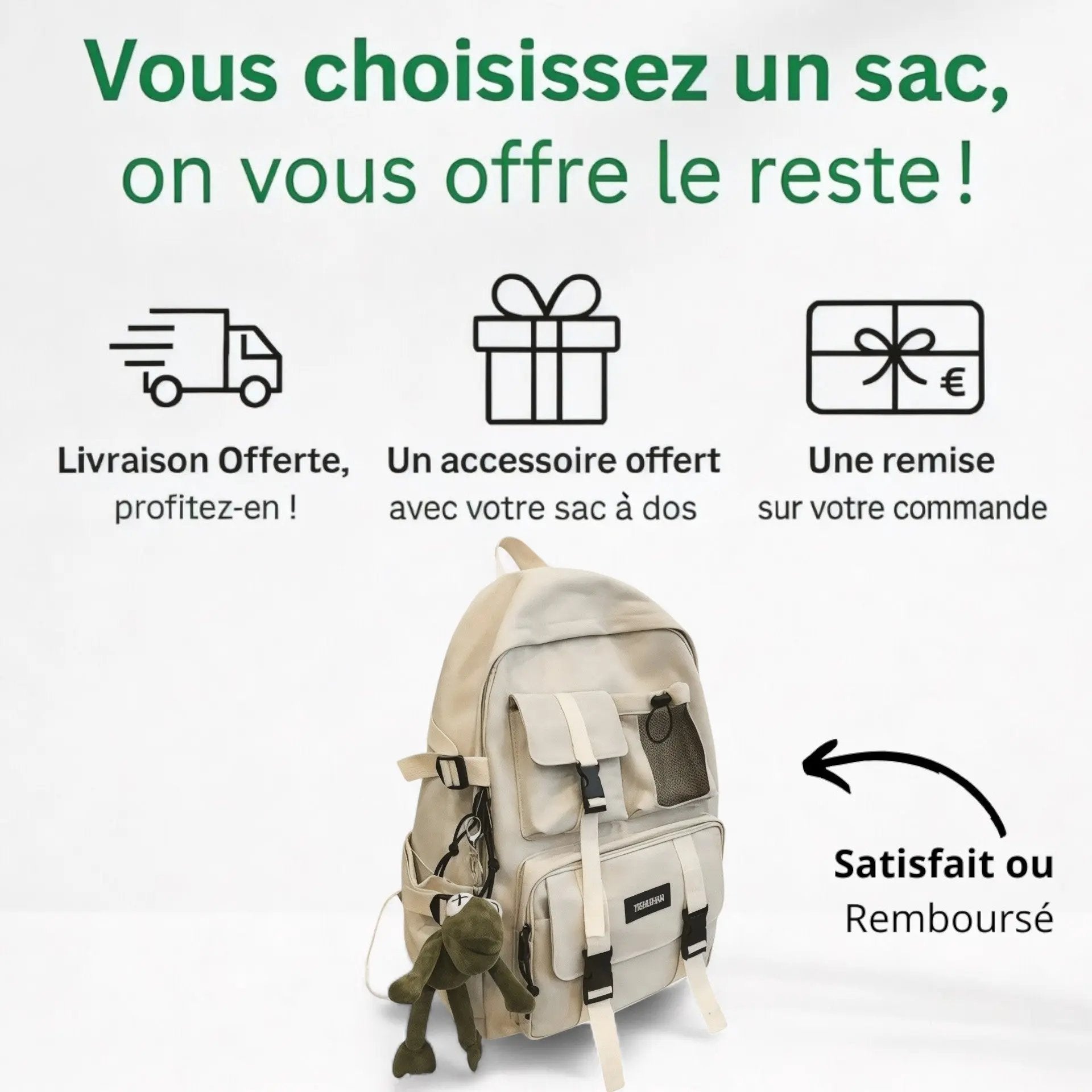 Sac à dos 20L voyage cabine, urbain homme/femme - Havresacs HavreSacs