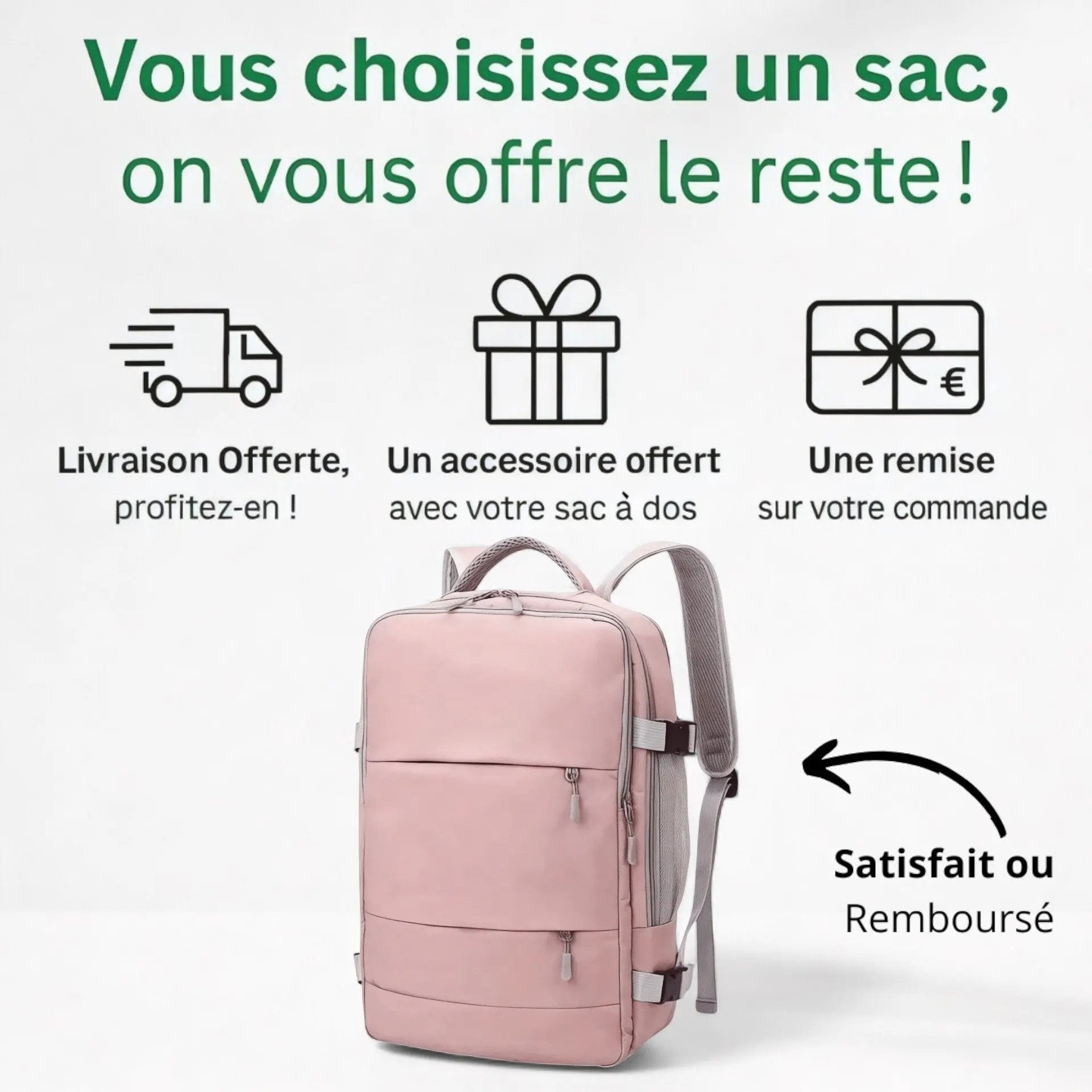 Sac à dos de voyage femme, idéal en bagage cabine - Havresacs - HavreS