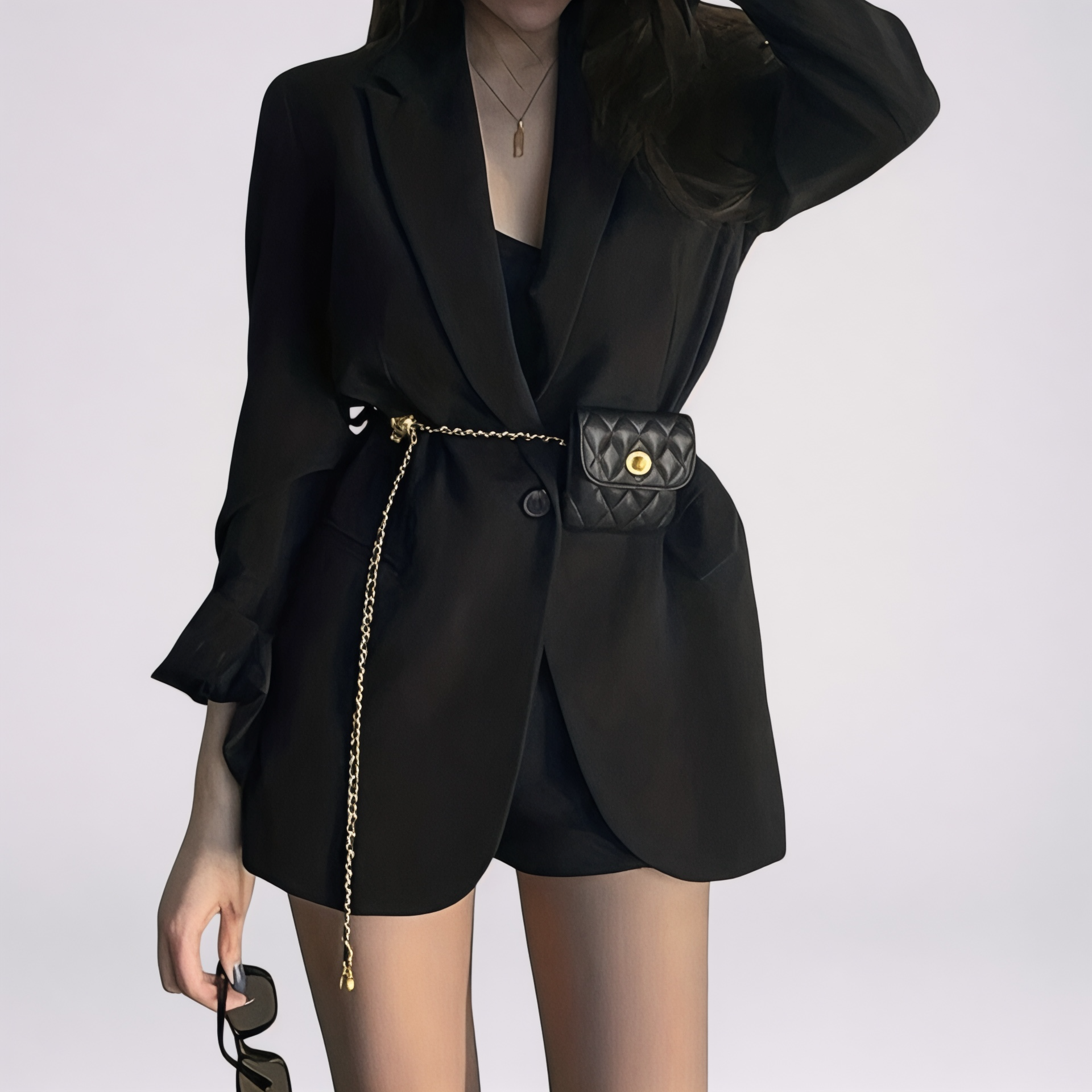 Mini sac banane chic femme – GlamBelt – Havresacs