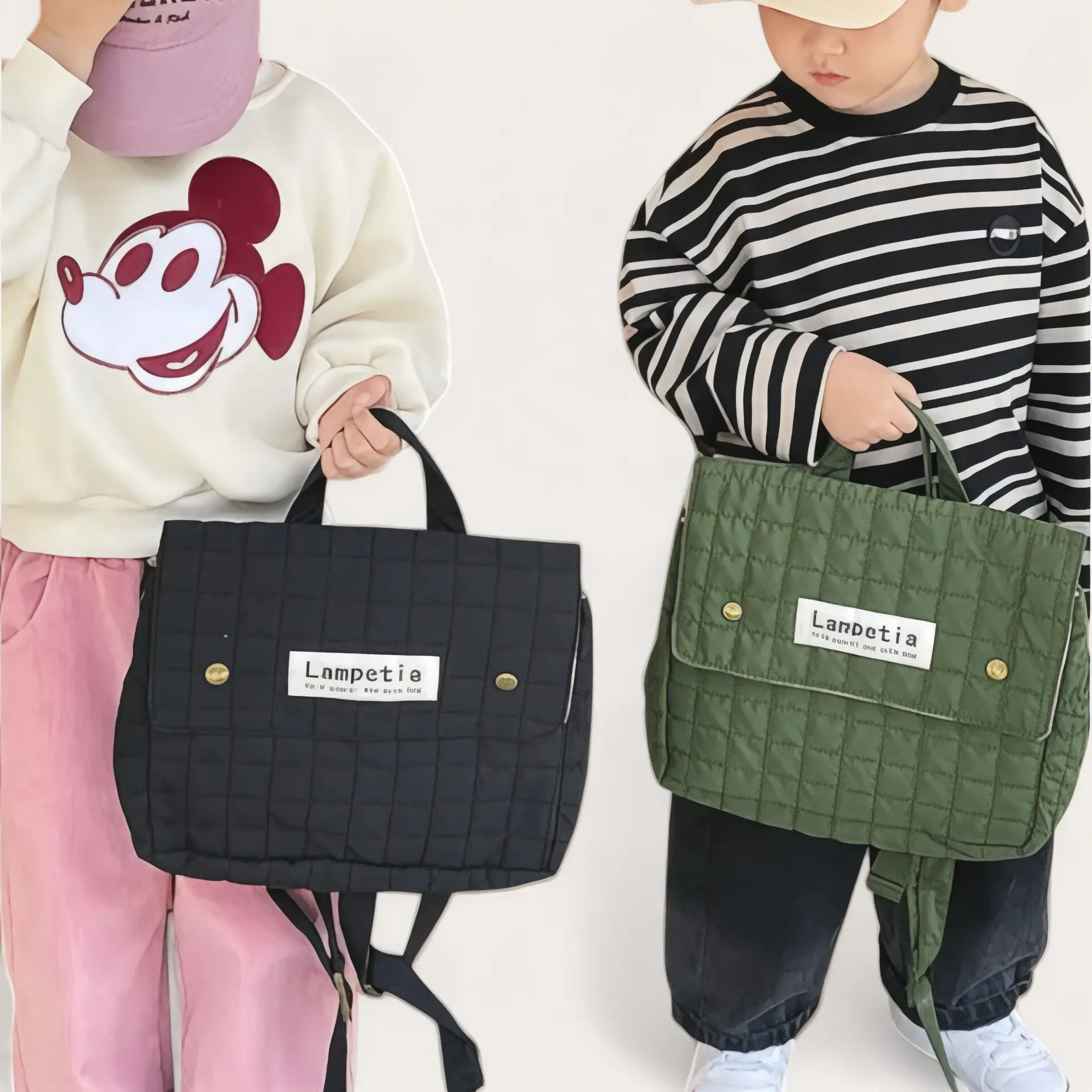 Cartable Fille et Garçon Lettre Mode - Confort/Style | Havresacs HavreSacs