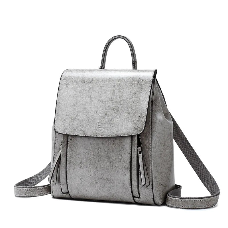 Sac à dos fashion en cuir 10L femme – ElegantLeather – Havresacs