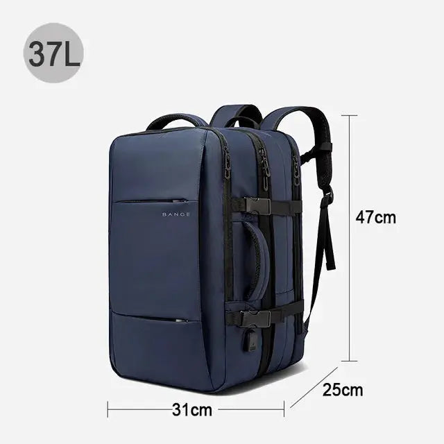 Sac à dos voyage extensible 22L→37L | USB, étanche, 17,3" Havresacs HavreSacs