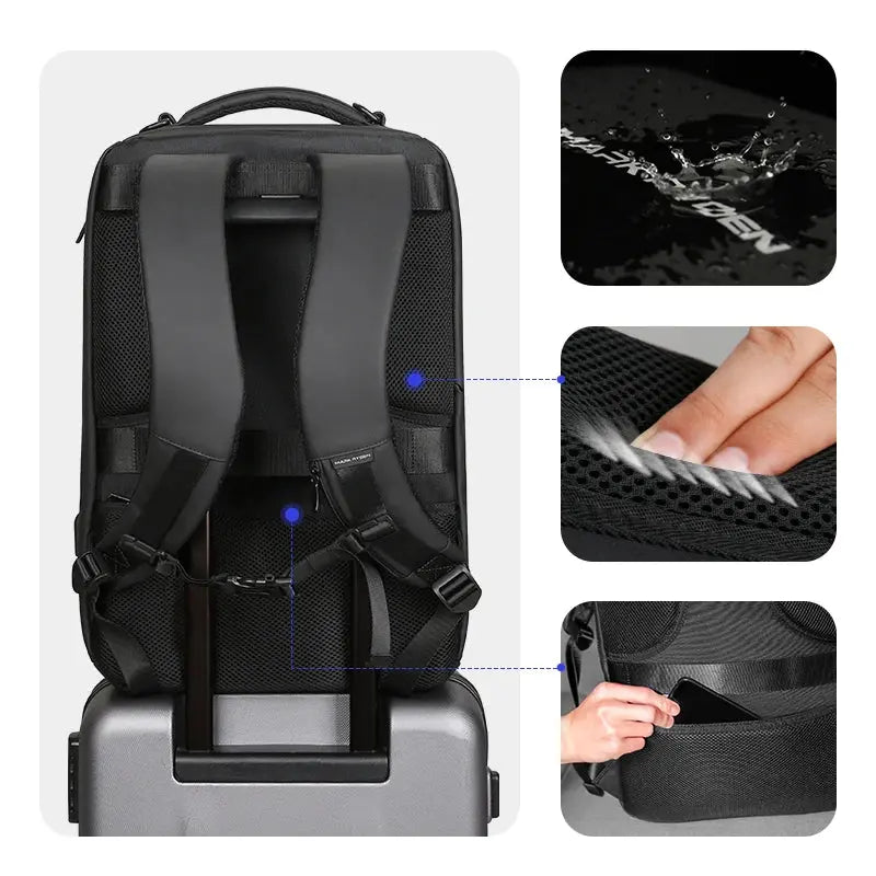 Sac à dos imperméable urbain de 30L, ordinateur 17 pouces – Havresacs - HavreS