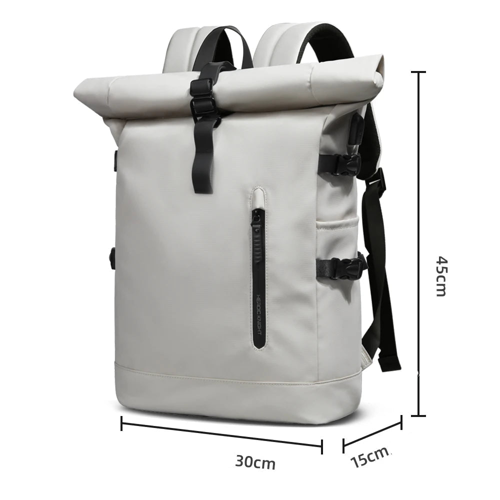 Sac à dos Roll Top waterproof avec USB – Urban Flex – Havresacs