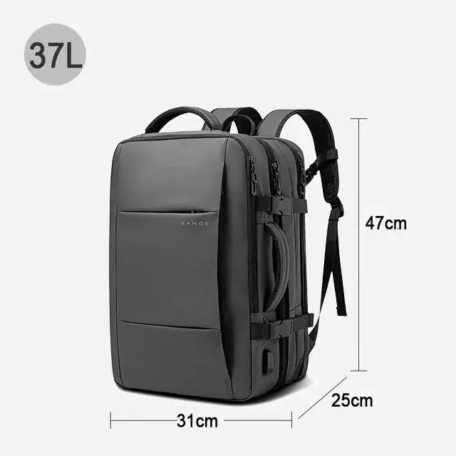 Sac à dos voyage extensible 22L→37L | USB, étanche, 17,3" Havresacs HavreSacs