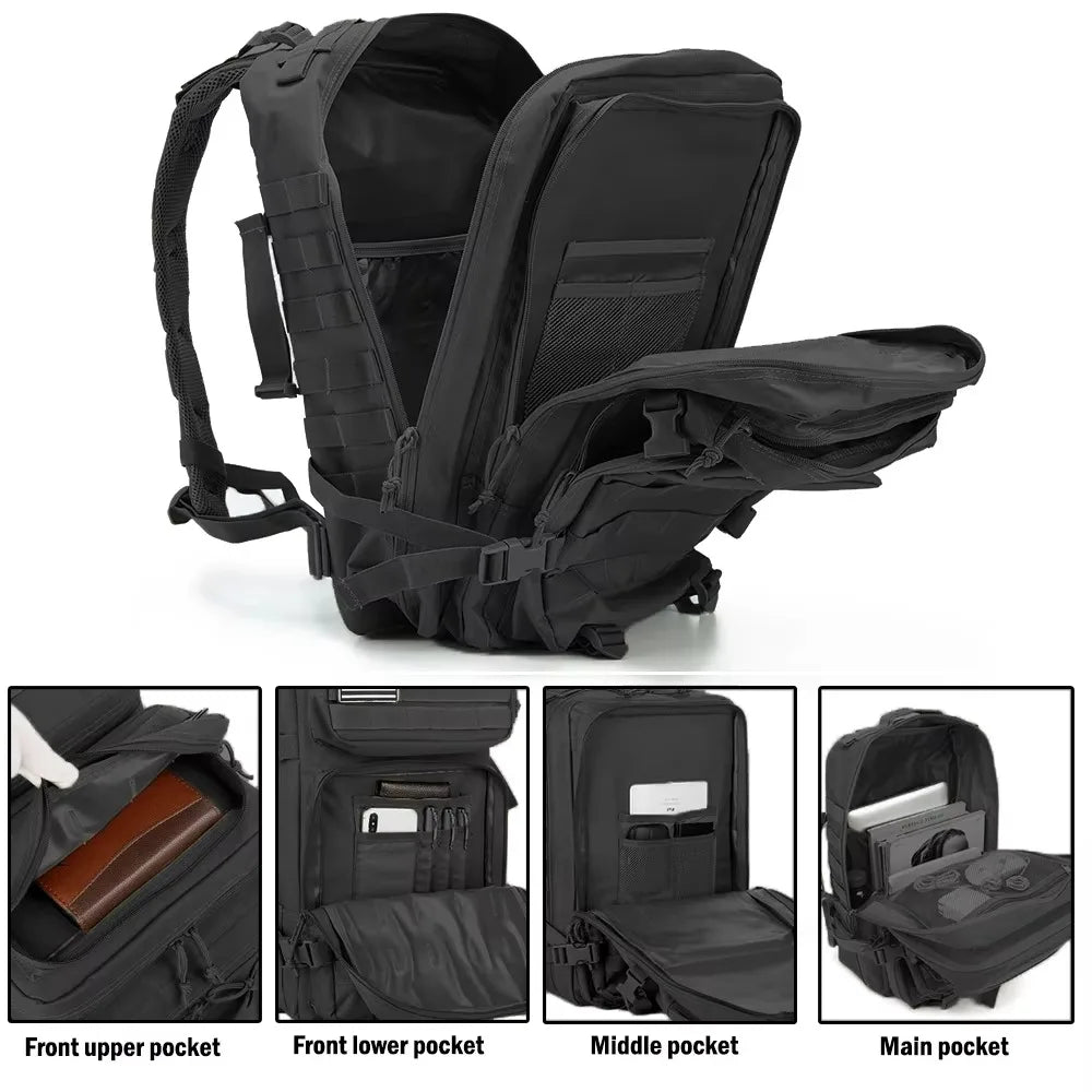 Sac à dos tactique militaire 30L/50L – HunterPro – Havresacs