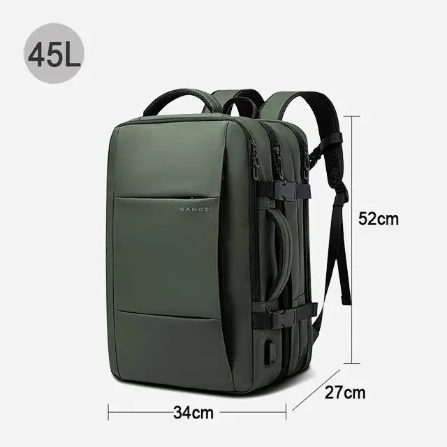 Sac à dos voyage extensible 22L→37L | USB, étanche, 17,3" Havresacs HavreSacs