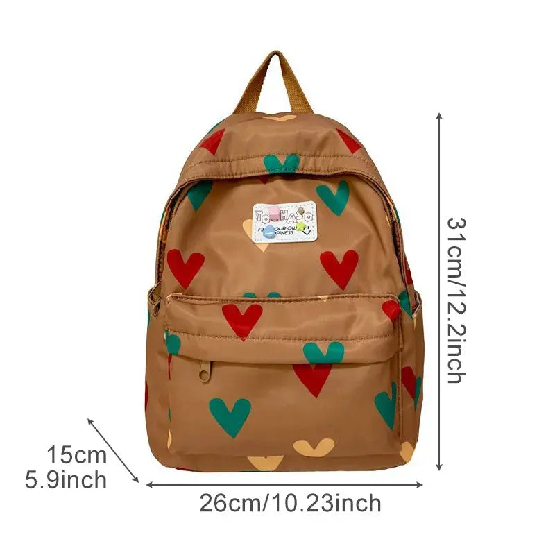 Cartable Maternelle Fille CP - Coeurs Confort et Style | Havresacs HavreSacs