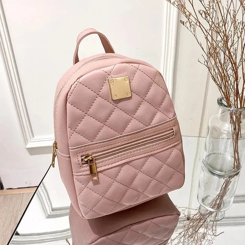 Sac à Dos Femme Cuir PU 5L – MiniGlam – Havresacs