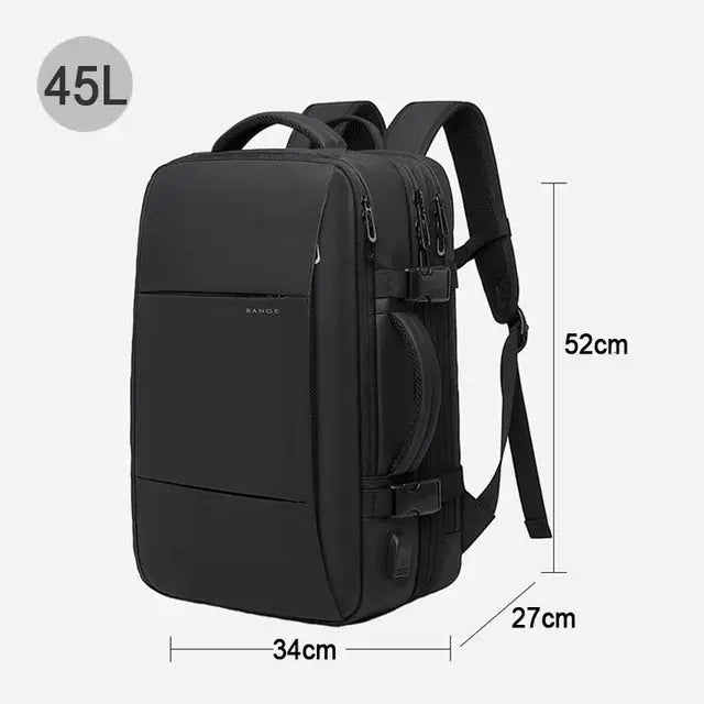 Sac à dos voyage extensible 22L→37L | USB, étanche, 17,3" Havresacs HavreSacs