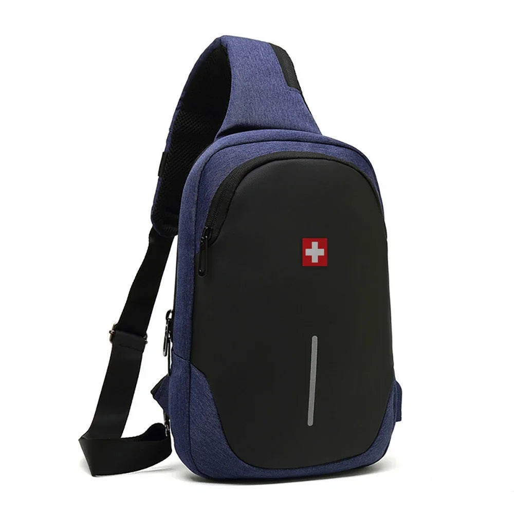 Sac bandoulière antivol waterproof – Swiss Secure – Havresacs