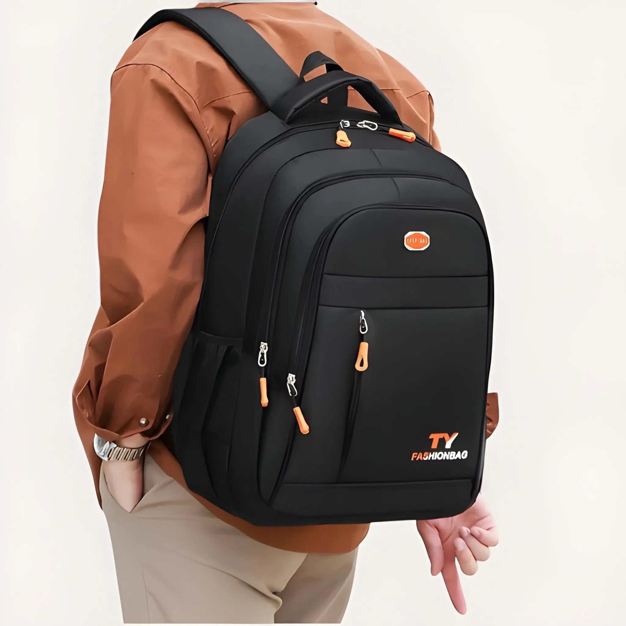 Sac à Dos Homme Grande Capacité Étanche 30L - Style Casual | Havresacs
