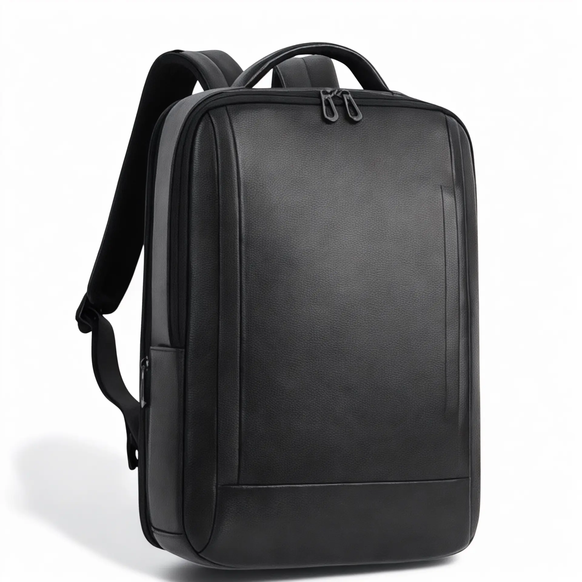 Sac à dos en cuir noir, urbain et élégant - Homme/Femme - Havresacs - HavreS
