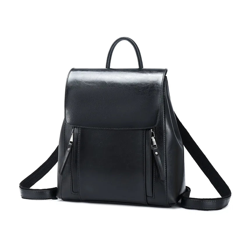 Sac à dos fashion en cuir 10L femme – ElegantLeather – Havresacs