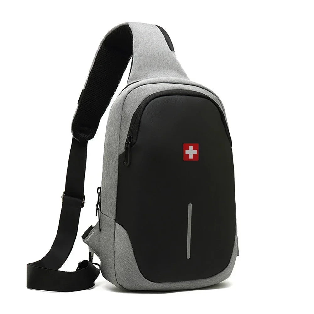 Sac bandoulière antivol waterproof – Swiss Secure – Havresacs