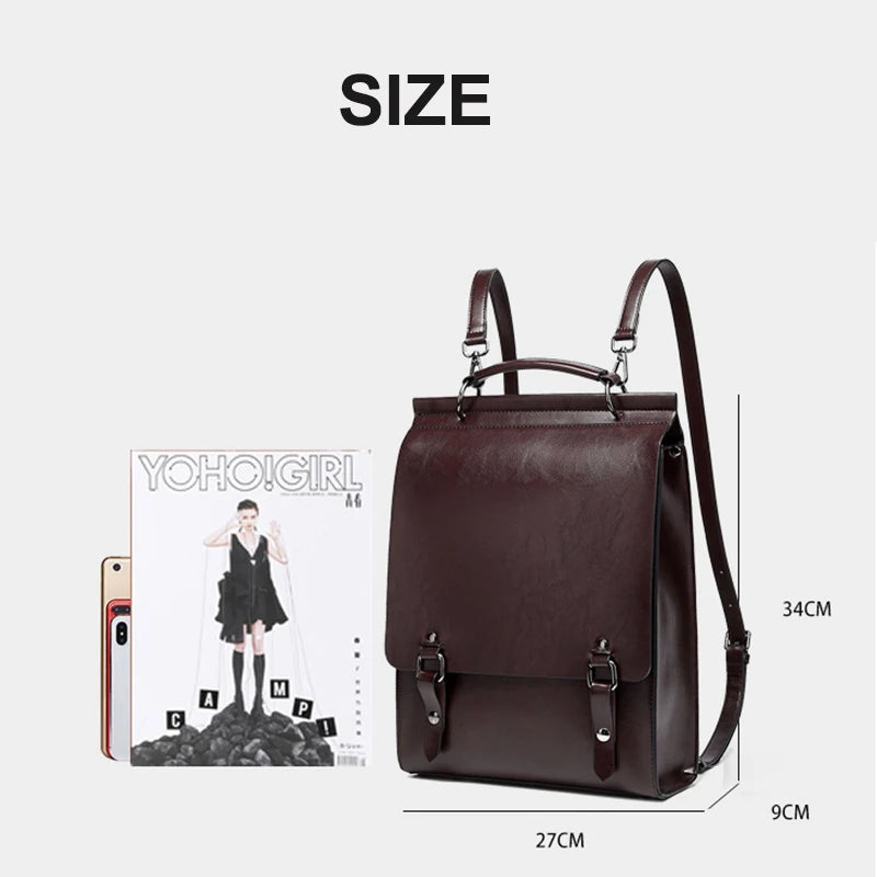 Sac à dos vintage cuir véritable 10L – LeatherPro – Havresacs