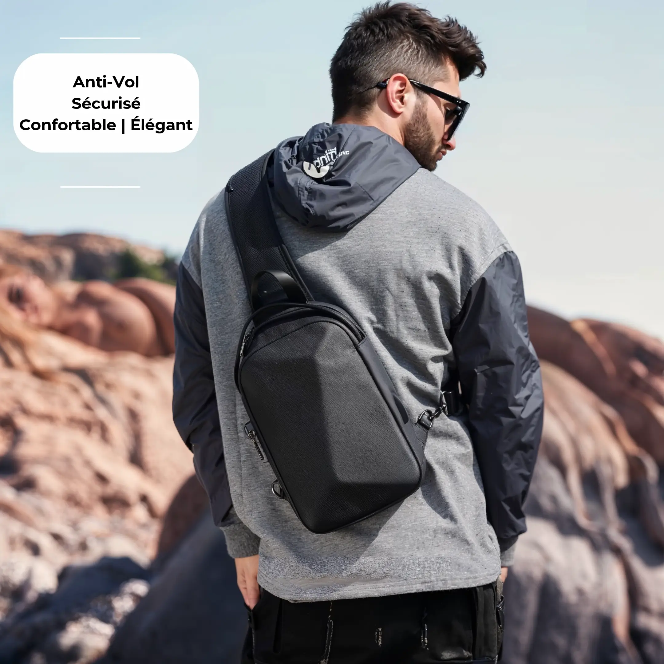 Sac bandoulière homme étanche et sécurisé de 6,5L – Havresacs - HavreS