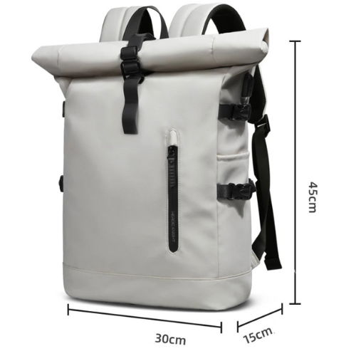 Sac à dos Roll Top étanche & urbain de 20L - compatible PC 15,6"