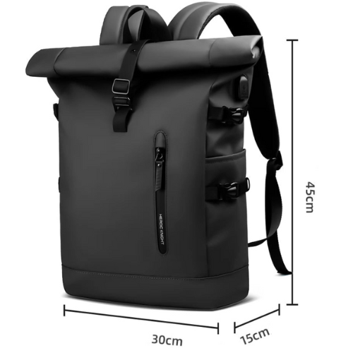Sac à dos Roll Top étanche & urbain de 20L - compatible PC 15,6"