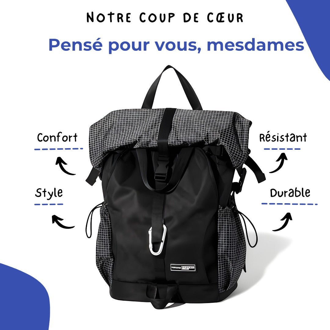 Sac à dos femme urbain – Élégant, spacieux et Idéal pour ville