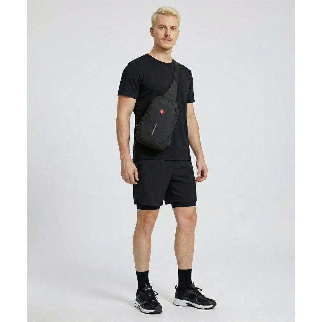 Sac bandoulière homme imperméable de 6 litres, antivol – Havresacs