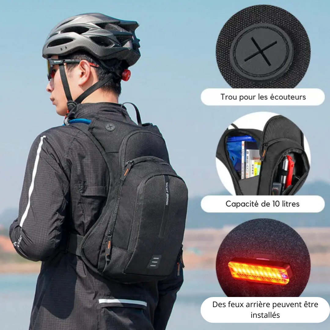 Sac à dos cyclisme 10L – UltraLight Pro – Havresacs