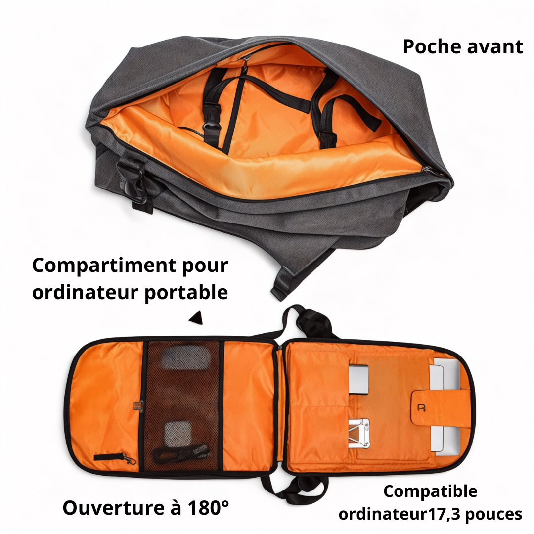 Sac à dos étanche antivol connecté – TechNomad+ – Havresacs