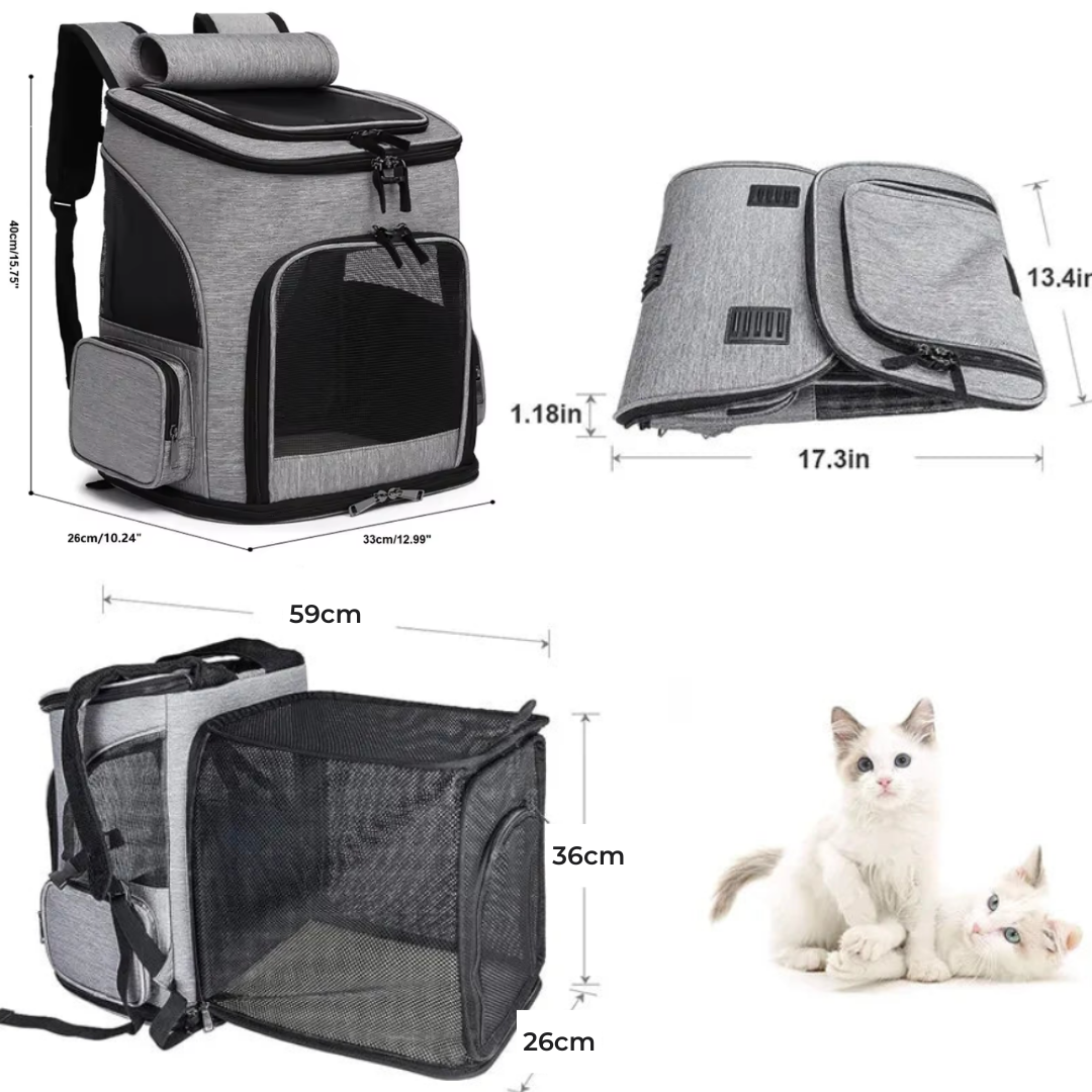 Sac à dos extensible pour animaux EspaceConfort – Havresacs