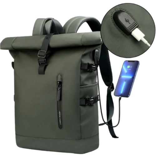 Sac à dos Roll Top étanche & urbain de 20L - compatible PC 15,6"