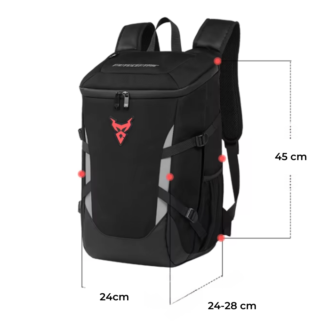Sac à dos moto étanche extensible – TractionWheel – Havresacs