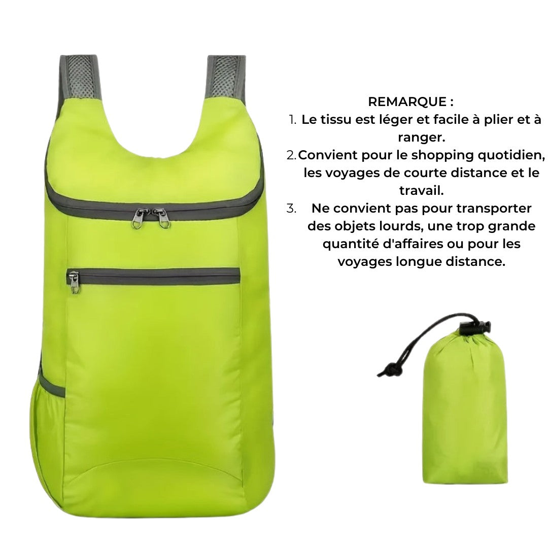 Sac à dos pliable 15L – FoldLite – Havresacs